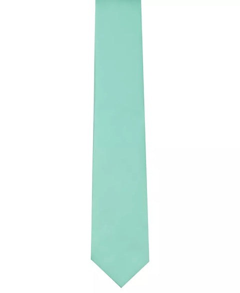Perry Ellis Portfolio Men's Mint Green Satin Solid Tie | Perry Ellis Portfolio In Lebanon
