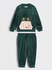 Sinsay Baby Boys’ Drak Green Reindeer Velour Pajama Set | Sinsay in Lebanon