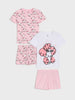 Sinsay Girl's 2-Pack Pajama Set Pink & White