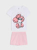 Sinsay Girl's 2-Pack Pajama Set Pink & White