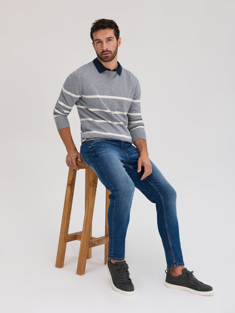 Sinsay Men's Navy Super Skinny Jeans | Sinsay In Lebanon