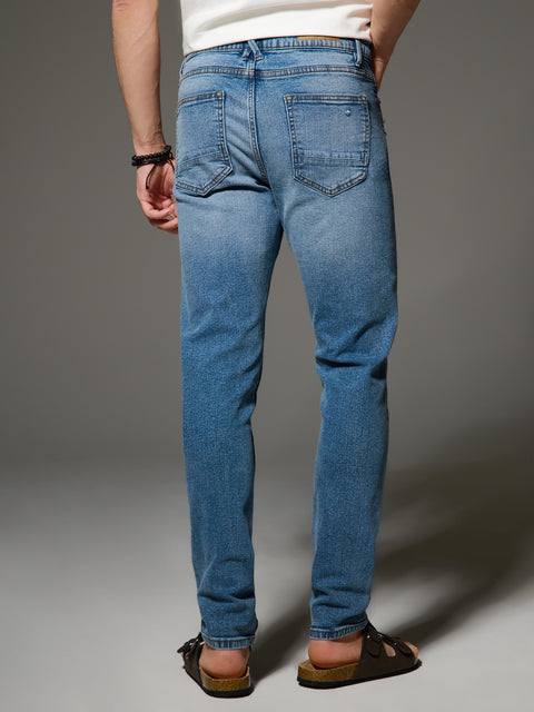 Sinsay Men's Blue Skinny Fit Low Waist Jeans | Sinsay In Lebanon