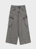 Sinsay Girl's Gray Wide Leg High Waist Jeans | Sinsay In Lebanon