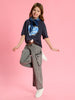 Sinsay Girl's Gray Wide Leg High Waist Jeans | Sinsay In Lebanon