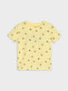 Sinsay Girl's Yellow Short-Sleeve Bee Print Pajama Set