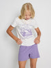 Sinsay Girls White/purple 2 piece pajama set AYA