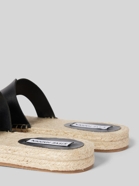 Steve Madden Women's Black Cheer Up Sandals | Steve Madden In Lebanon