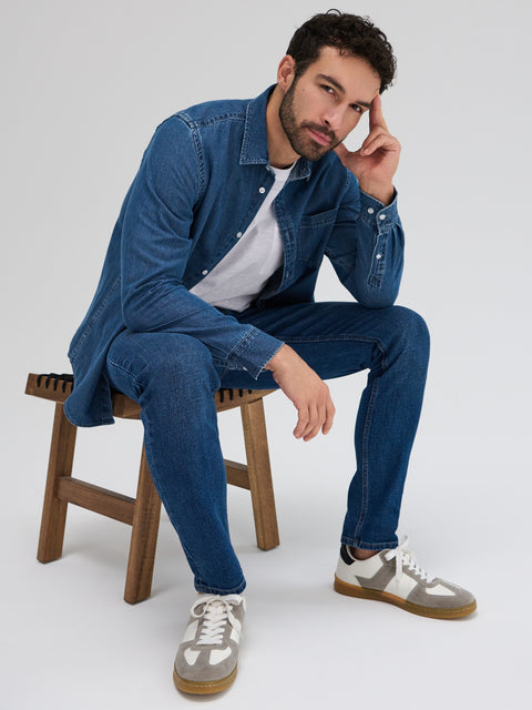 Sinsay Men's Navy Blue Slim fit chino Jeans| Sinsay in Lebanon