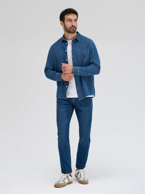 Sinsay Men's Navy Blue Slim fit chino Jeans| Sinsay in Lebanon