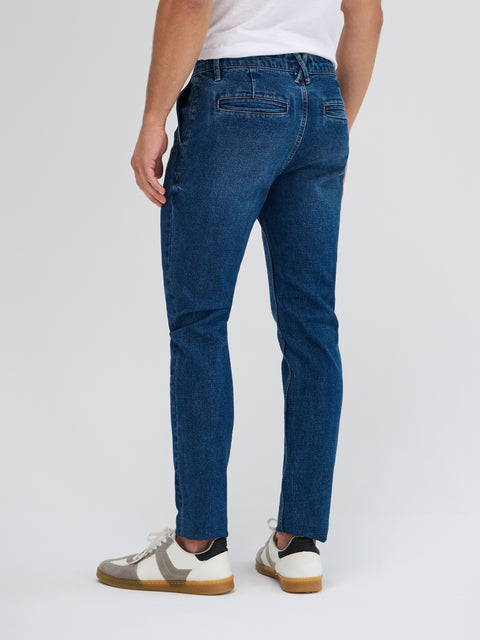 Sinsay Men's Navy Blue Slim fit chino Jeans| Sinsay in Lebanon