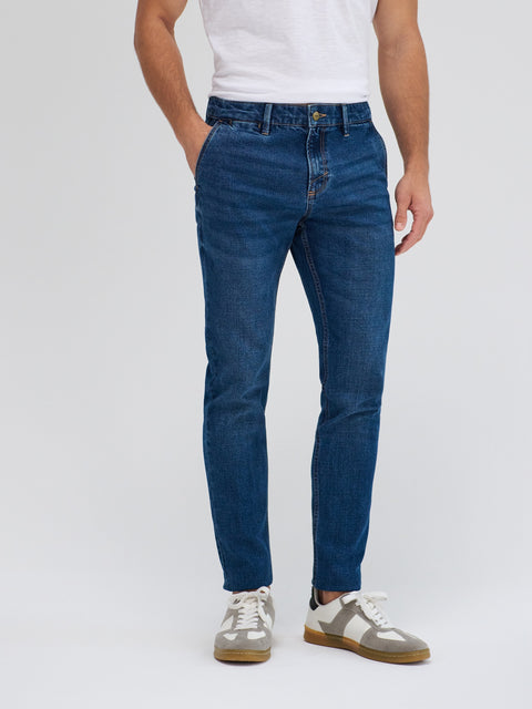 Sinsay Men's Navy Blue Slim fit chino Jeans| Sinsay in Lebanon