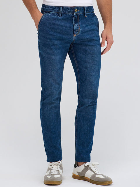 Sinsay Men's Navy Blue Slim fit chino Jeans| Sinsay in Lebanon