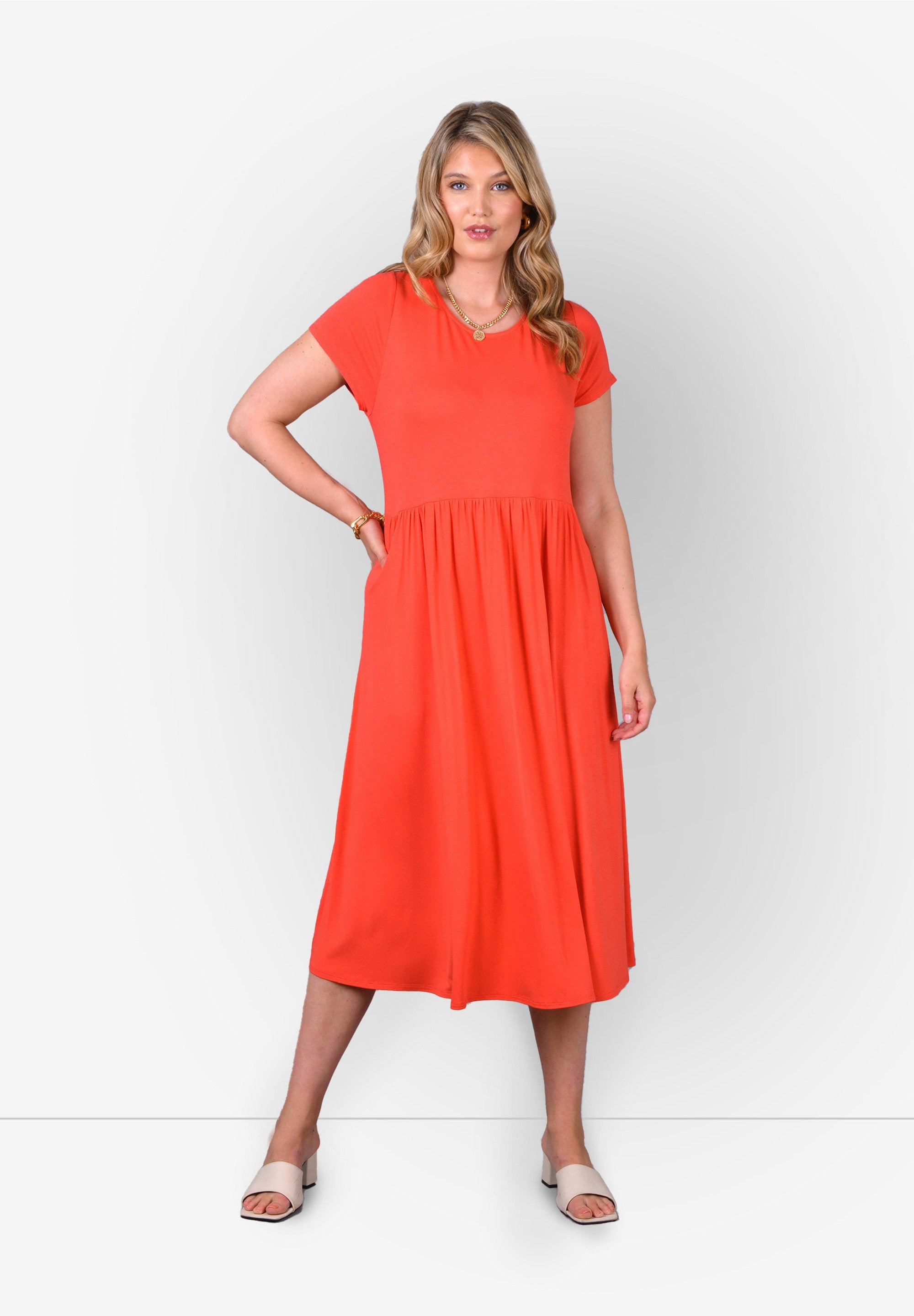 Live Unlimited Women's Coral Dress UTQEA FE250(mz1)