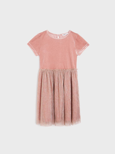 Sinsay Girl's Dutsy Rose Gathered Dress | Sinsay In Lebanon
