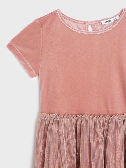 Sinsay Girl's Dutsy Rose Gathered Dress | Sinsay In Lebanon