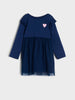 Sinsay Baby Girl's Navy Decorative Ruffles Dress | Sinsay In Lebanon