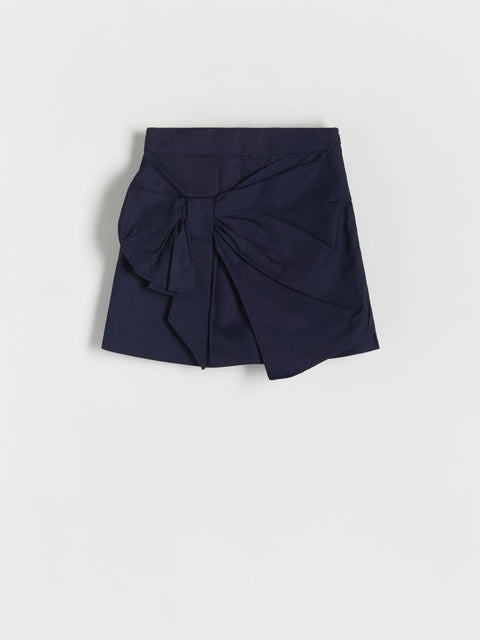 Reserved Girl's Navy with a Bow Skirt | Reserved In Lebanon