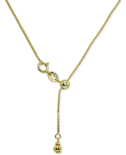 Giani Bernini Women's Adjustable Box Link Chain 18k Gold-Plated Sterling Silver Necklace | Giani Bernini in Lebanon