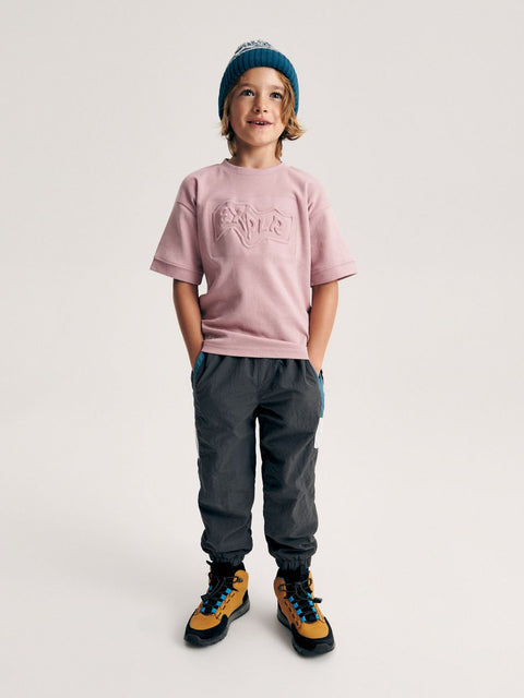 Reserved Boy's Dark Gray & Blue Nylon Jogger | Reserved In Lebanon