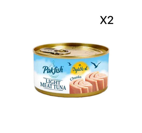 Pak Fish Light Meat Tuna In Vegetable Oil 160g*2 | Pak Fish In Lebanon