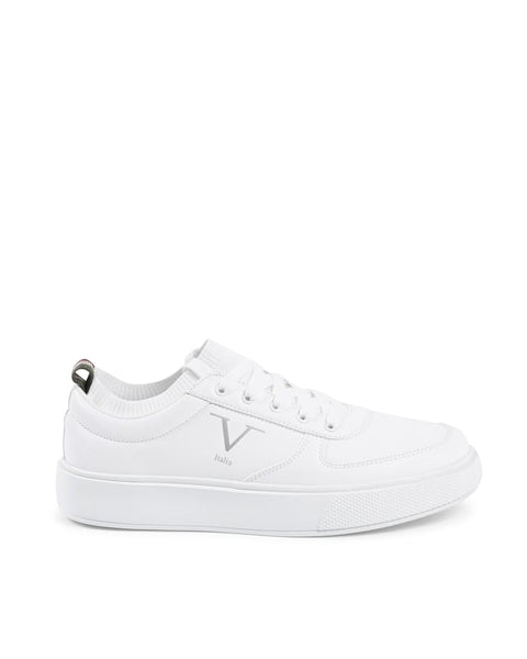 V Italia By Versace Men's White SNK 002 Sneakers | V Italia In Lebanon