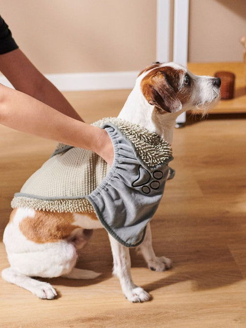 Sinsay Gray Dog's Towel 38 cm x 90 cm | Sinsay In Lebanon