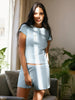 Sinsay Women's Pajama Set Light Blue AYA
