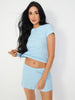 Sinsay Women's Pajama Set Light Blue AYA
