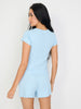 Sinsay Women's Pajama Set Light Blue AYA