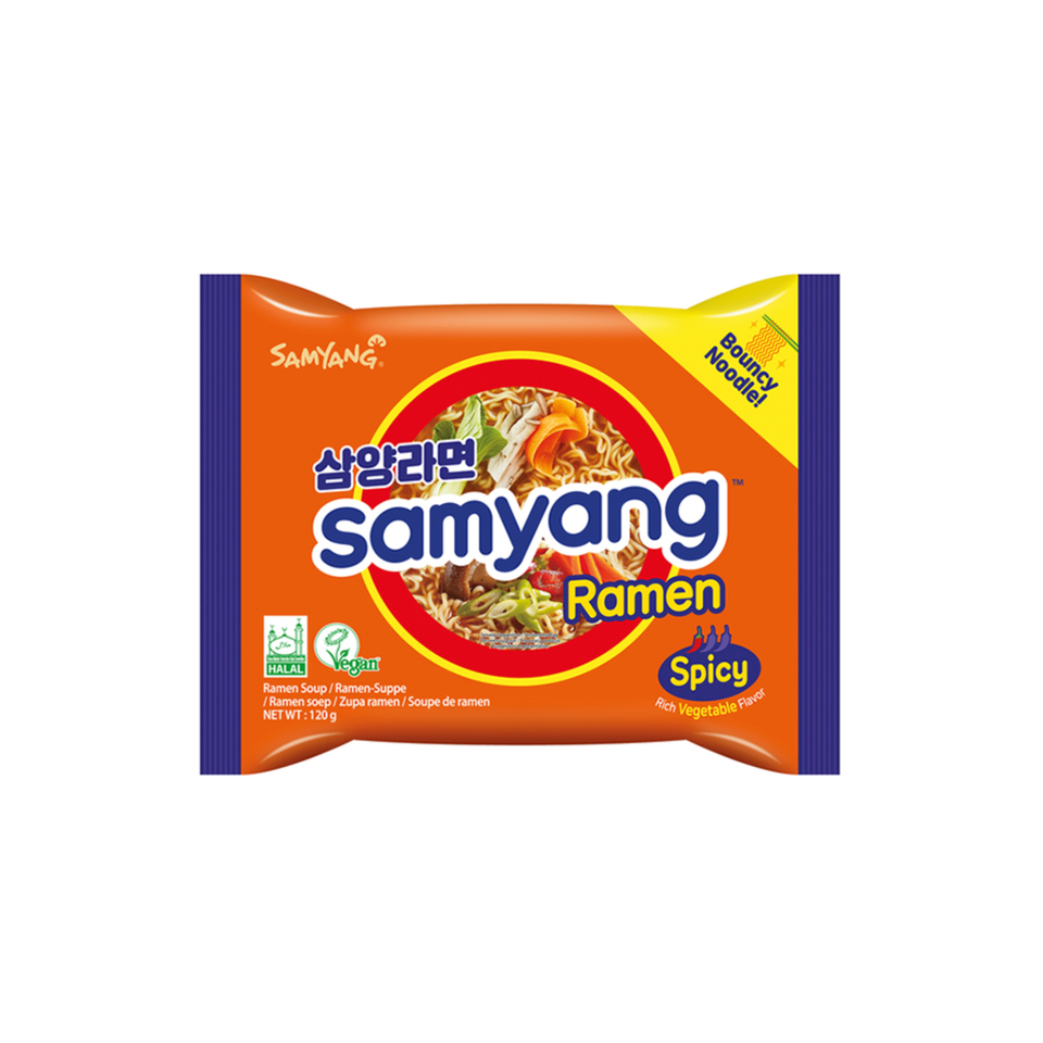 Samyang Ramen Spicy Vegetable Flavor Noodles 120GR | Samyang In Lebanon