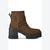 UGG Women's Brown Moxy Chelsea Suede Boots