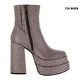 Steve Madden Women's Purple Cobra Glittered Heeled Boots |Steve Madden in Lebanon