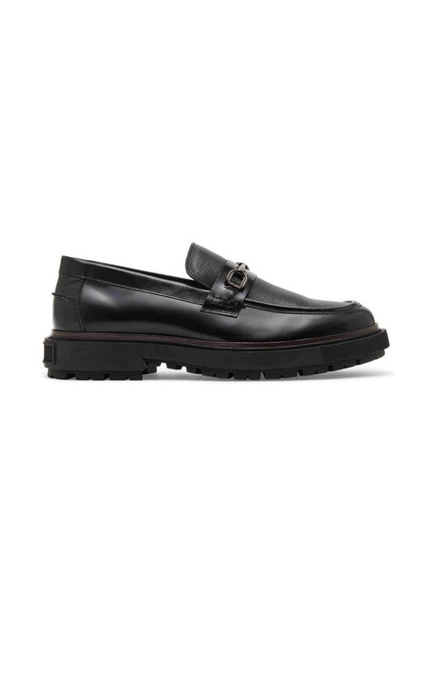 Steve Madden Men's Black Leather Chainlee Casual Shoes|Steve Madden In Lebanon