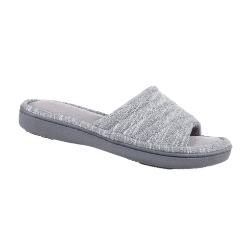 Isotoner Women's Gray Sporty Slide Andrea Slipper | Isotoner In Lebanon