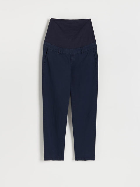Reserved Women's Navy Blue Maternity Chino Pants | Reserved In Lebanon