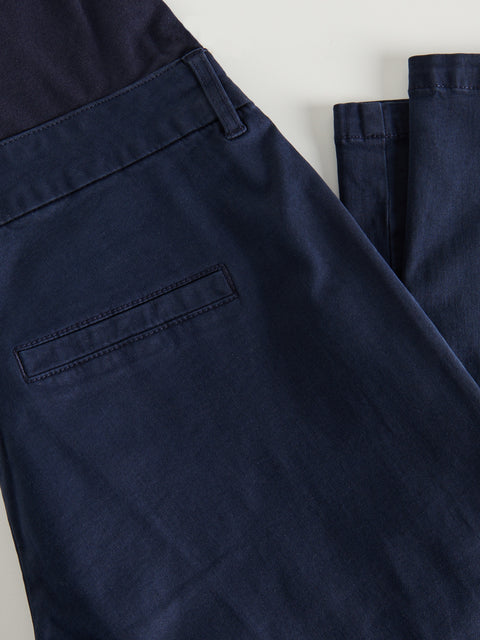 Reserved Women's Navy Blue Maternity Chino Pants | Reserved In Lebanon