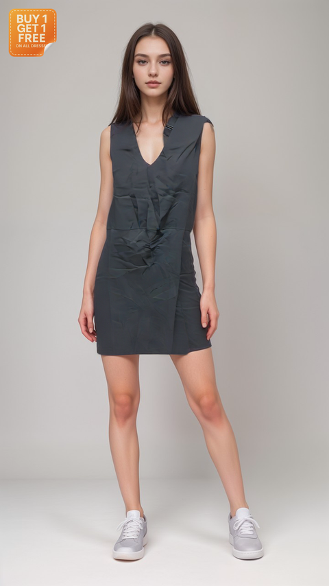 Maison Martin Margiela Paris Black Dress