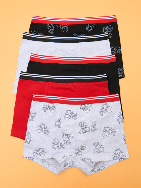 Sinsay Baby Boy's Black/Grey Pack Of 5 Boxers  | Sinsay in Lebanon