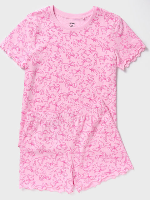 Sinsay Girl's Pink Two piece Pajama Set | Sinsay in Lebanon
