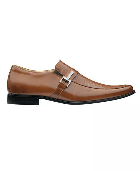 Stacy Adams Men's Cognac Beau Bit Perforated Leather Loafer | Stacy Adams In Lebanon
