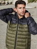 Sinsay Men's Black & Olive Green Puffer Jacket | Sinsay In Lebanon