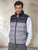 Sinsay Men Grey and Black Two-Tone Padded Vest | Sinsay in Lebanon
