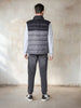 Sinsay Men Grey and Black Two-Tone Padded Vest | Sinsay in Lebanon