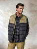 Sinsay Men's Black & Khaki Puffer Down Vest | Sinsay In Lebanon