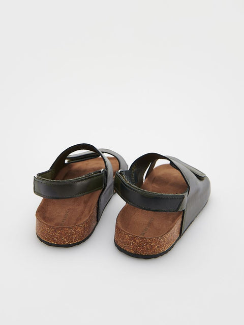 Reserved Boy's Olive Green Camo Printed Sandal |Reserved In Lebanon