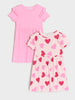 Sinsay Girl's Pink Set Of 2 Dresses With Heart | Sinsay In Lebanon