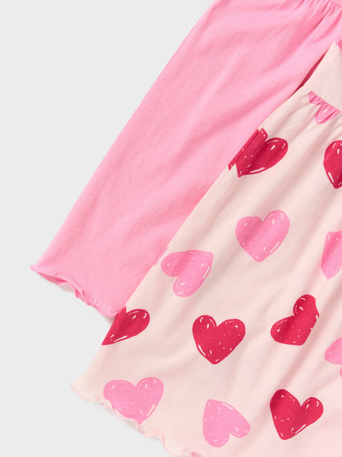 Sinsay Girl's Pink Set Of 2 Dresses With Heart | Sinsay In Lebanon