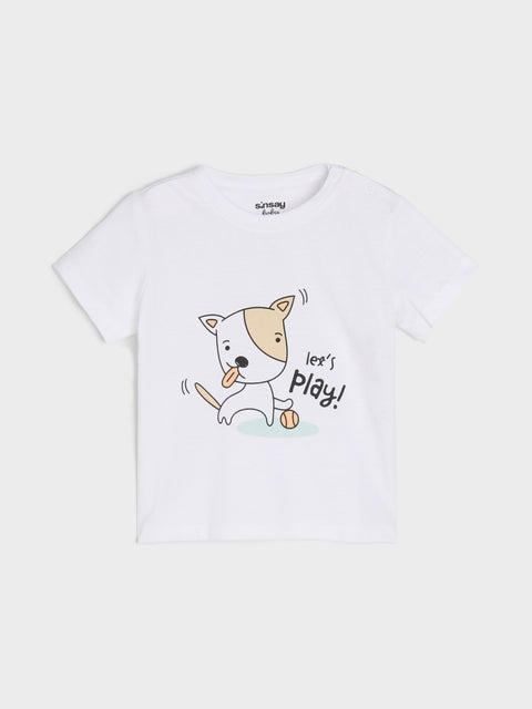 Sinsay Baby Boy's White/Blue Two-piece Pajama Set  | Sinsay in Lebanon