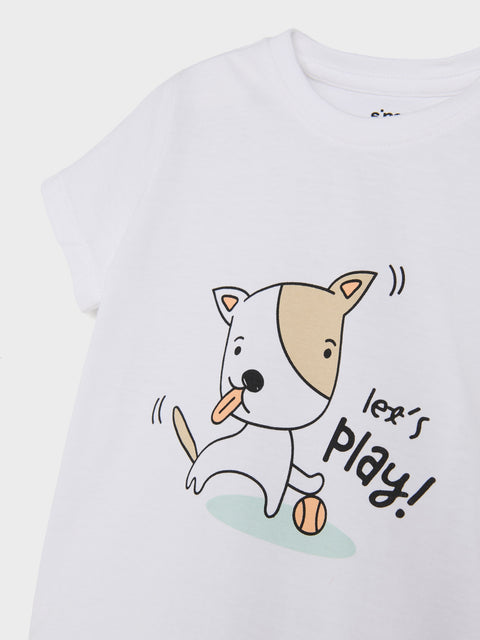 Sinsay Baby Boy's White/Blue Two-piece Pajama Set  | Sinsay in Lebanon