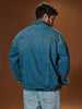 Sinsay Men's Washed Blue Denim Jacket | Sinsay In Lebanon